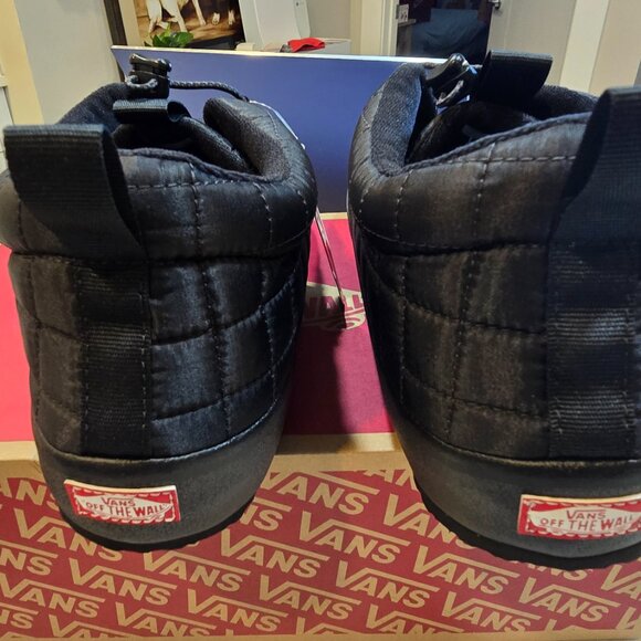 Vans Nylon Chukka Slip-Er Mid Top Slipper Black UltraCush Mens 12 new rare - Picture 5 of 14